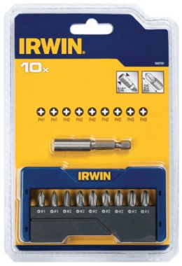 Набор вставок Philips 1/4" 10 предметов (25 мм) Irwin 1868195 ― IRWIN