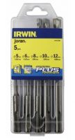 Набор буров по бетону Speedhammer SDS-plus (5 шт) Irwin 10502089