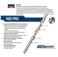 Сверло по металлу HSS Pro (2,0/49 (10 шт)) Irwin 10502251