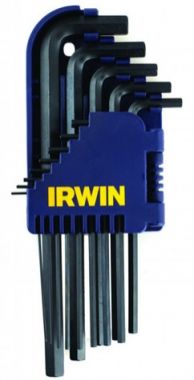 Набор коротких шестигранных ключей в упаковке (10 шт) Irwin T10755 ― IRWIN