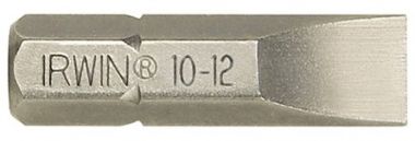 Вставка плоская шлицевая 1/4" 25 мм 10 шт (0,5 х 3,0 мм) Irwin 10504358 ― IRWIN