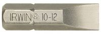 Вставка плоская шлицевая 1/4" 25 мм 10 шт (0,5 х 3,0 мм) Irwin 10504358